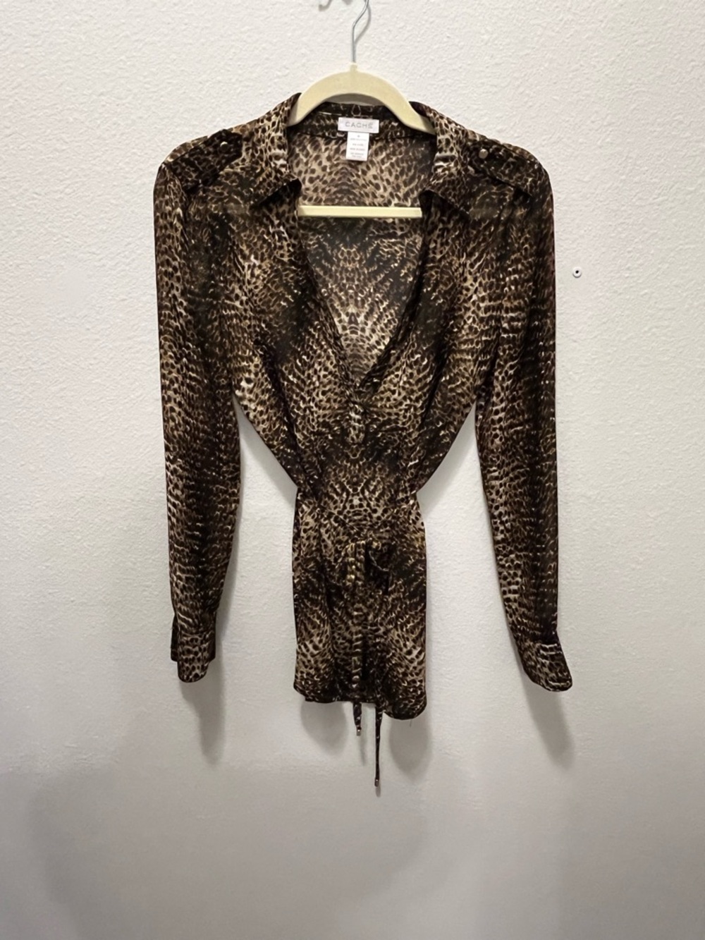 Cache  Animal Print Tunic Blouse - Picture 2 of 6